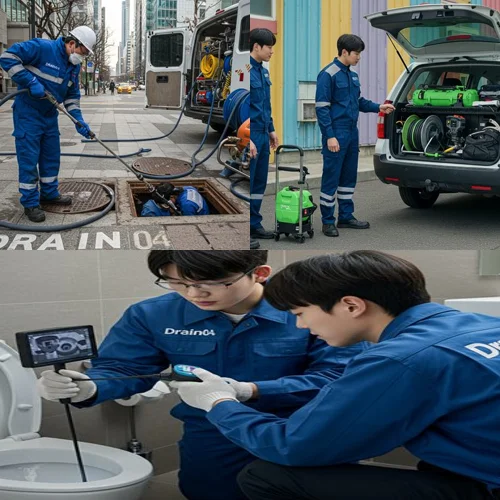 김포 하수구 뚫음 전문 장비