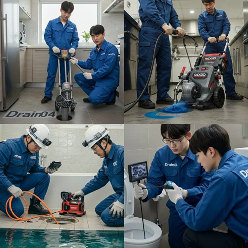 김포 하수구 뚫음 전문 장비