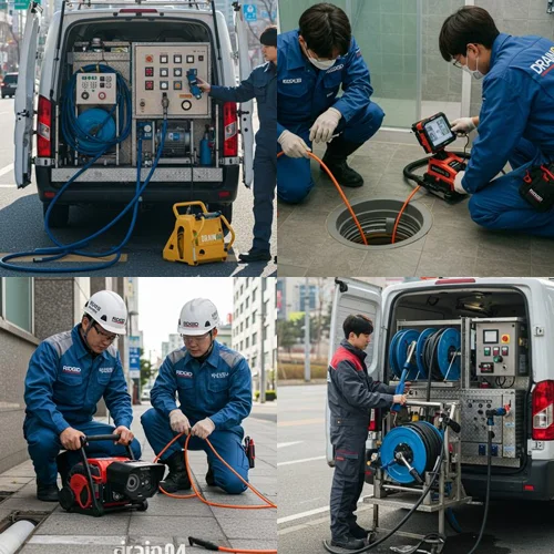김포 하수구 뚫음 전문 장비
