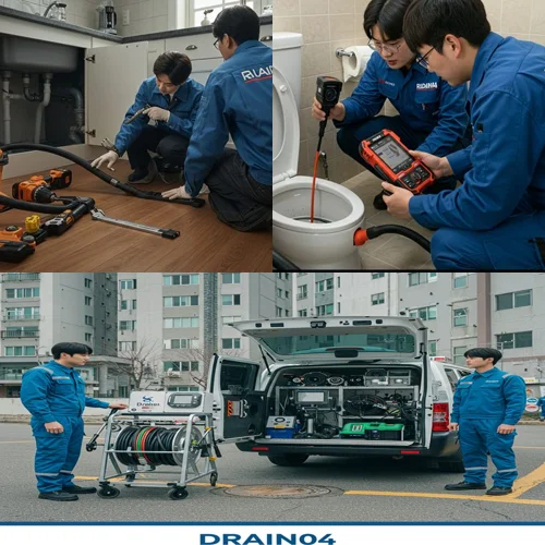 운양동 하수구 막힘 전원주택 역류