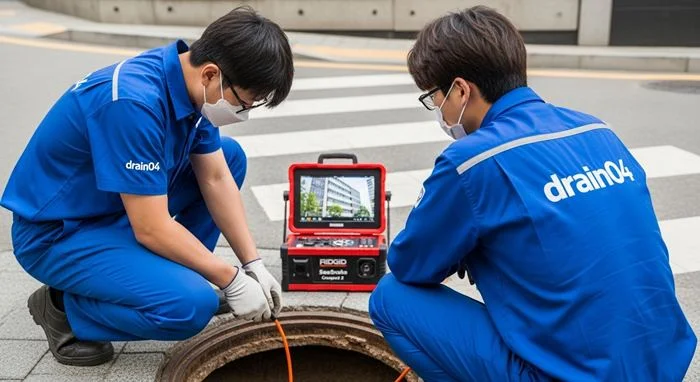 사우동 하수구막힘 학원가 식당